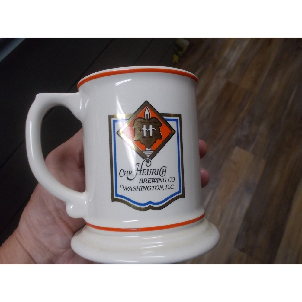 Vintage 1985 Franklin Mint Chr Heurich Brewing Senate Beer Tankard Mug DC